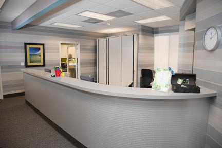 Reception desk